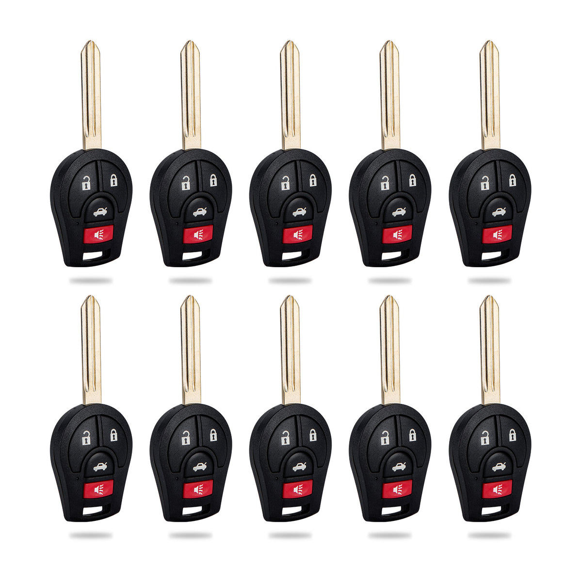Replacement Car Key Fob for Nisan Head Key with FCC ID: CWTWB1U751 46 CHIP N4SA(10)