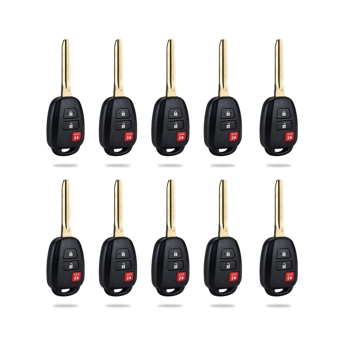 New Key Fob Replacement for 2013/2014/2015 Toyota Rav4 2014-2016 Prius C V with P/N: HYQ12BEL, H Chip T3SC(10)