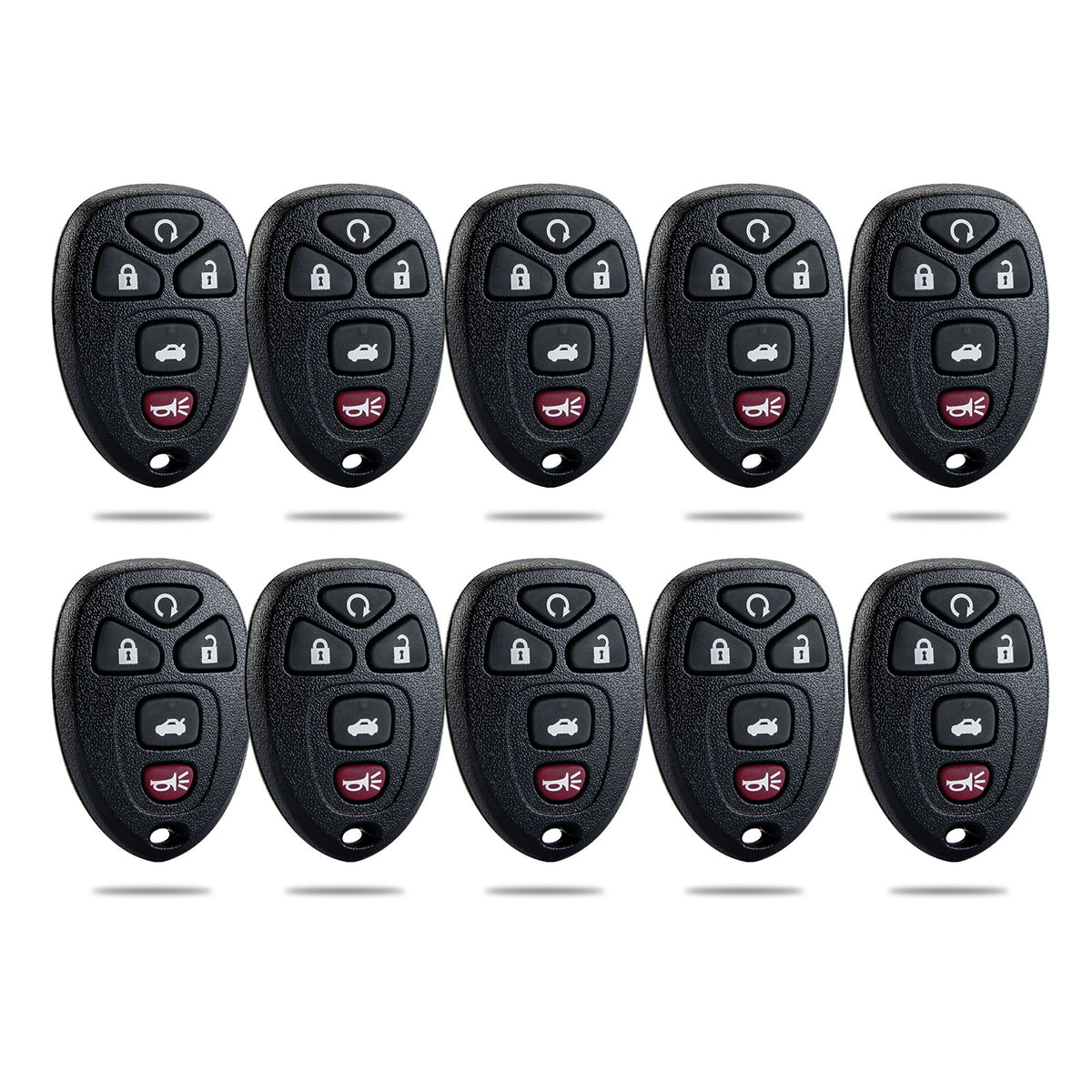 New Keyless Entry Replacement Car Key Fob for 2006/2007/2008/2009/2010/2011/2012/2013 Impala with GM # 15912860/OUC60221/OUC60270 C5RA(10)
