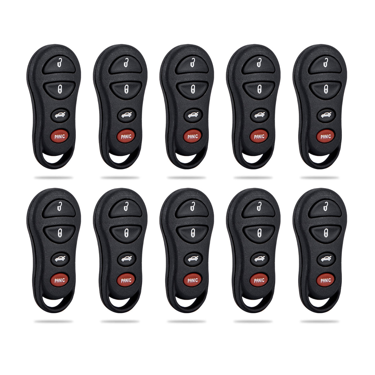 New Keyless Entry Replacement Car Key Fob for Chrysler 300M 1999/2000/2001/2002/2003/2004 with FCC ID: GQ43VT17 P/N: 04602260 D4RD(10)