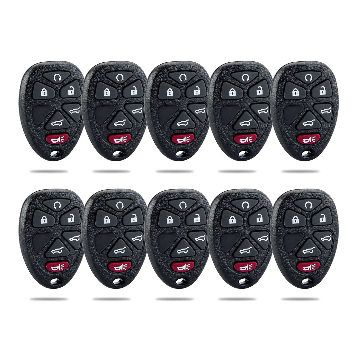New Keyless Entry Replacement Car Key Fob for Tahoe Suburban Yukon etc. with FCC ID: OUC60270 C6RA(10)