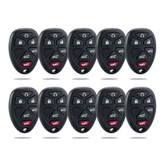 New Keyless Entry Replacement Car Key Fob for Tahoe Suburban Yukon etc. with FCC ID: OUC60270 C6RA(10)