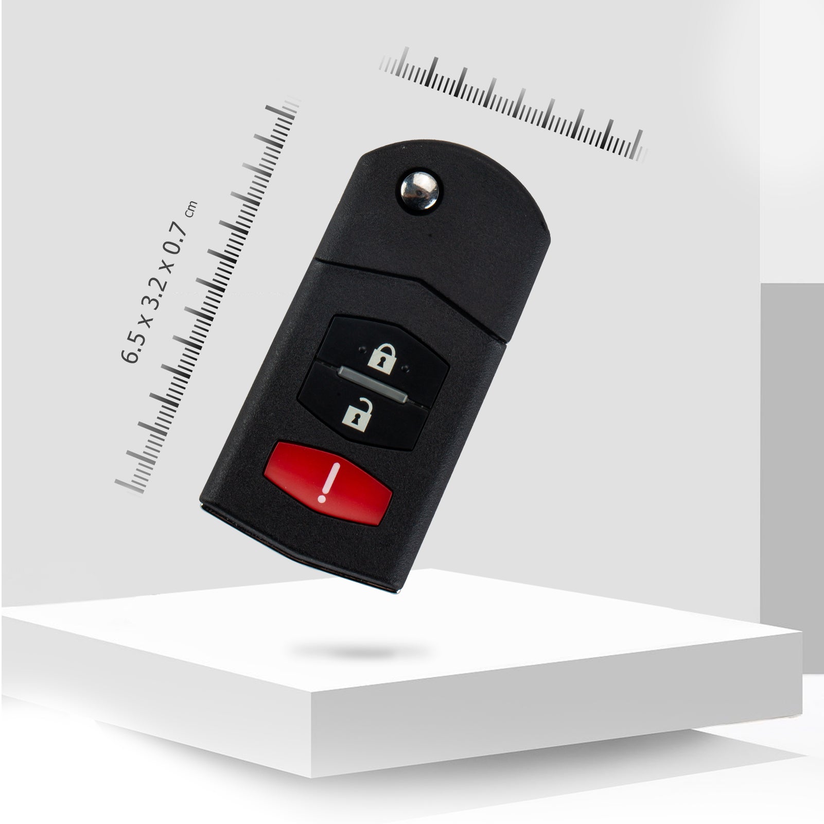 New Flip Remote Replacement for 2005/2006/2007/2008 Mzda 6 RX8 with FCC ID: KPU41788 M3SB