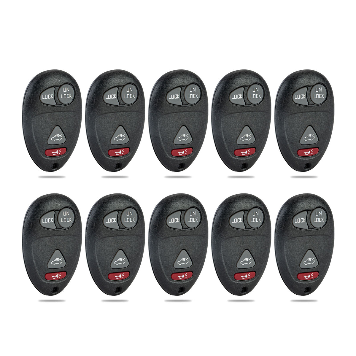 Car Key Fob Replacement for 4 Button Bu1ck Century with FCC ID: 10335582-88, 9364556-4575, L2C0007T 315MHZ KR-U4RAV10