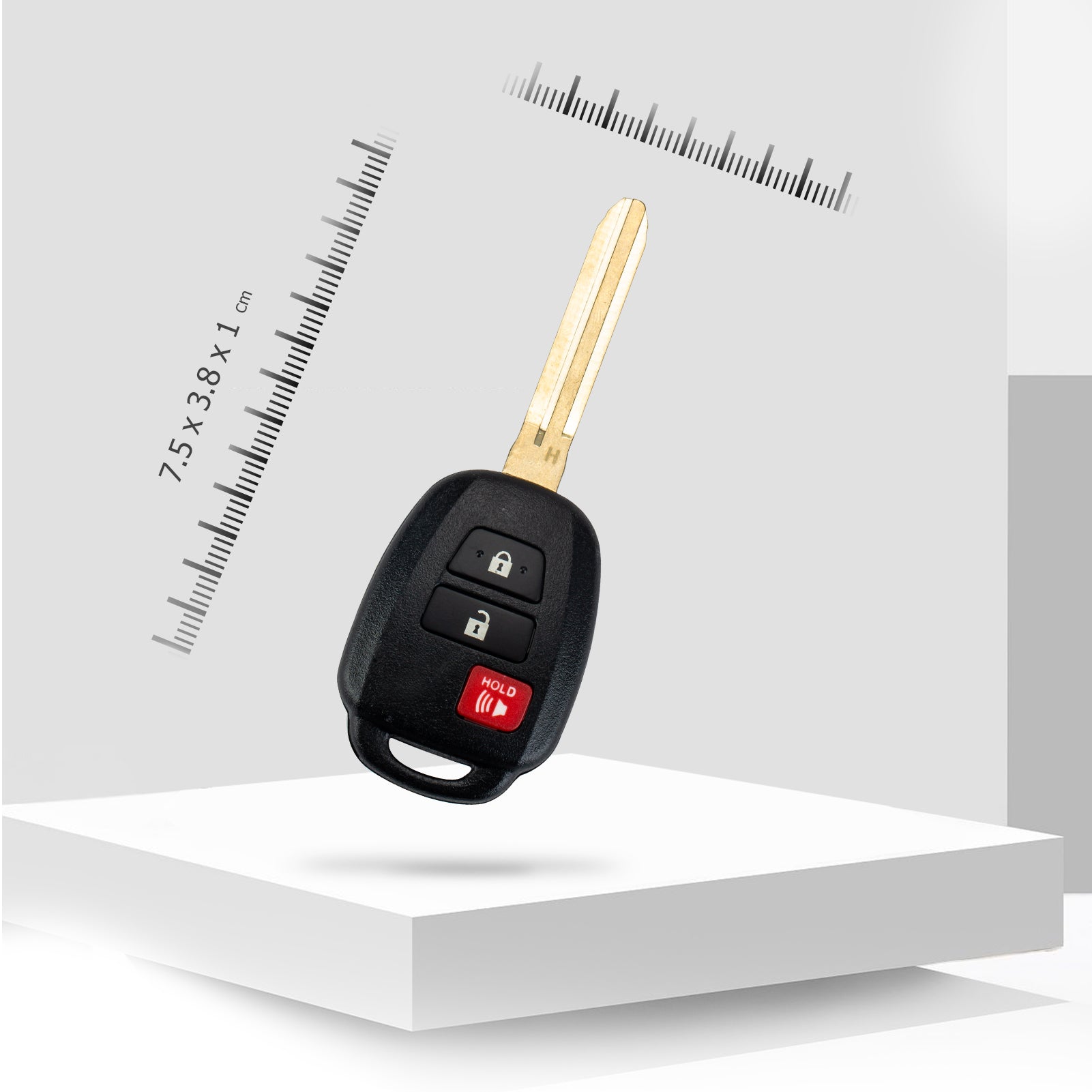 New Key Fob Replacement for 2013/2014/2015 Toyota Rav4 2014-2016 Prius C V with P/N: HYQ12BEL, H Chip T3SC