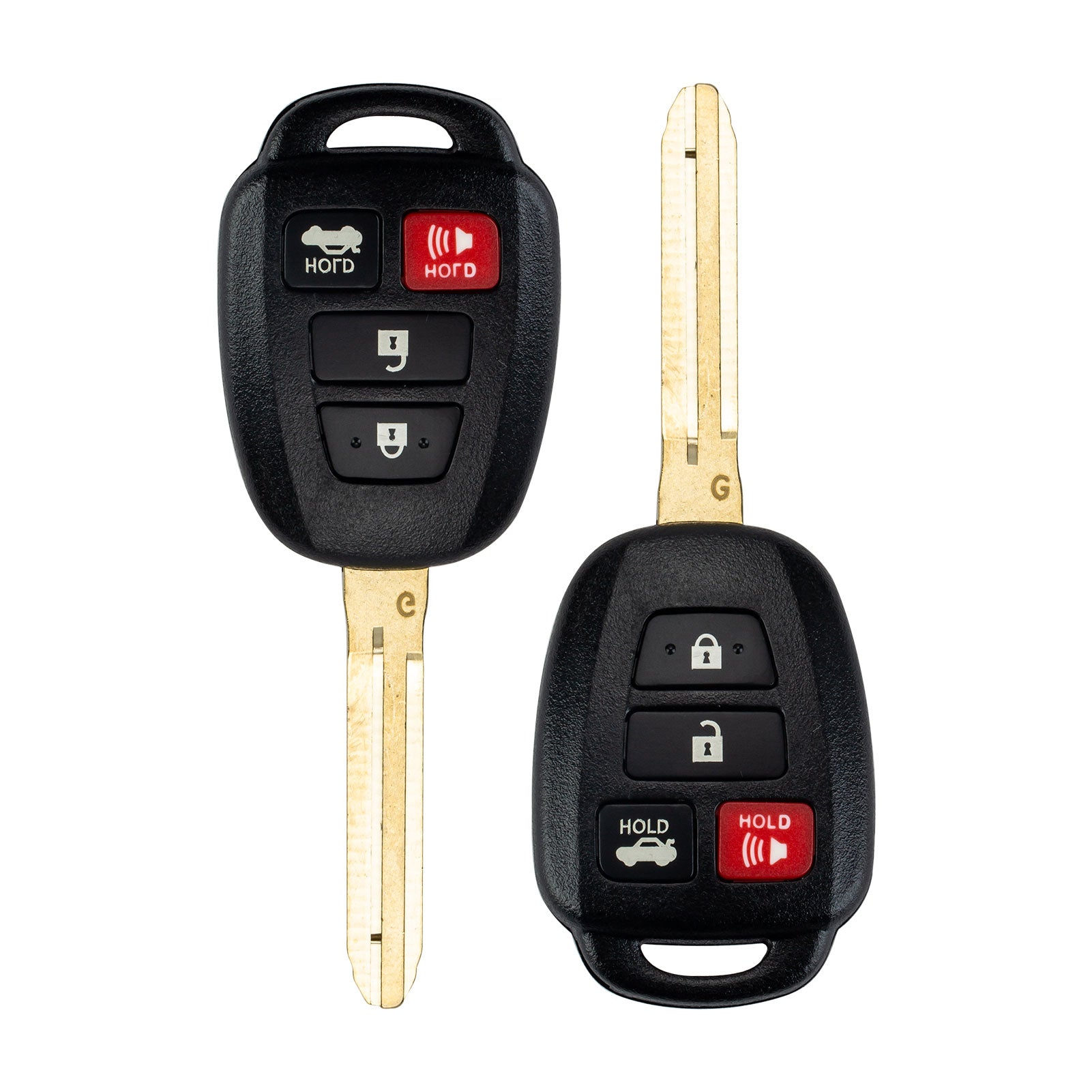 New Replacement Car Key Fob for 2014/2015/2016/2017 Camry ONLY with FCC ID: HYQ12BEL H CHIP T4SC