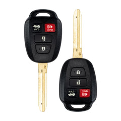 New Replacement Car Key Fob for 2014/2015/2016/2017 Camry ONLY with FCC ID: HYQ12BEL H CHIP T4SC