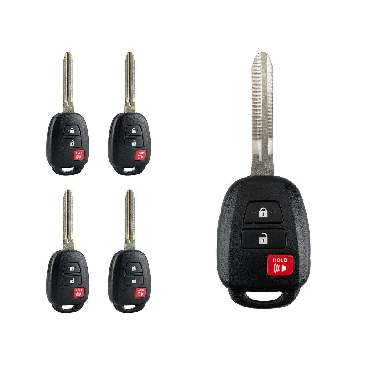 New Keyless Entry Replacement for RAV4 LE 2013-2018 RAV4 XLE 2013-2018 Highlander LE 2014-2017 Tundra 2018-2019 Part # 89070-0R120 FCC ID: GQ4-52T H-Chip T3SE(5)