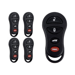 New Keyless Entry Replacement Car Key Fob for Chrysler 300M 1999/2000/2001/2002/2003/2004 with FCC ID: GQ43VT17 P/N: 04602260 D4RD(5)