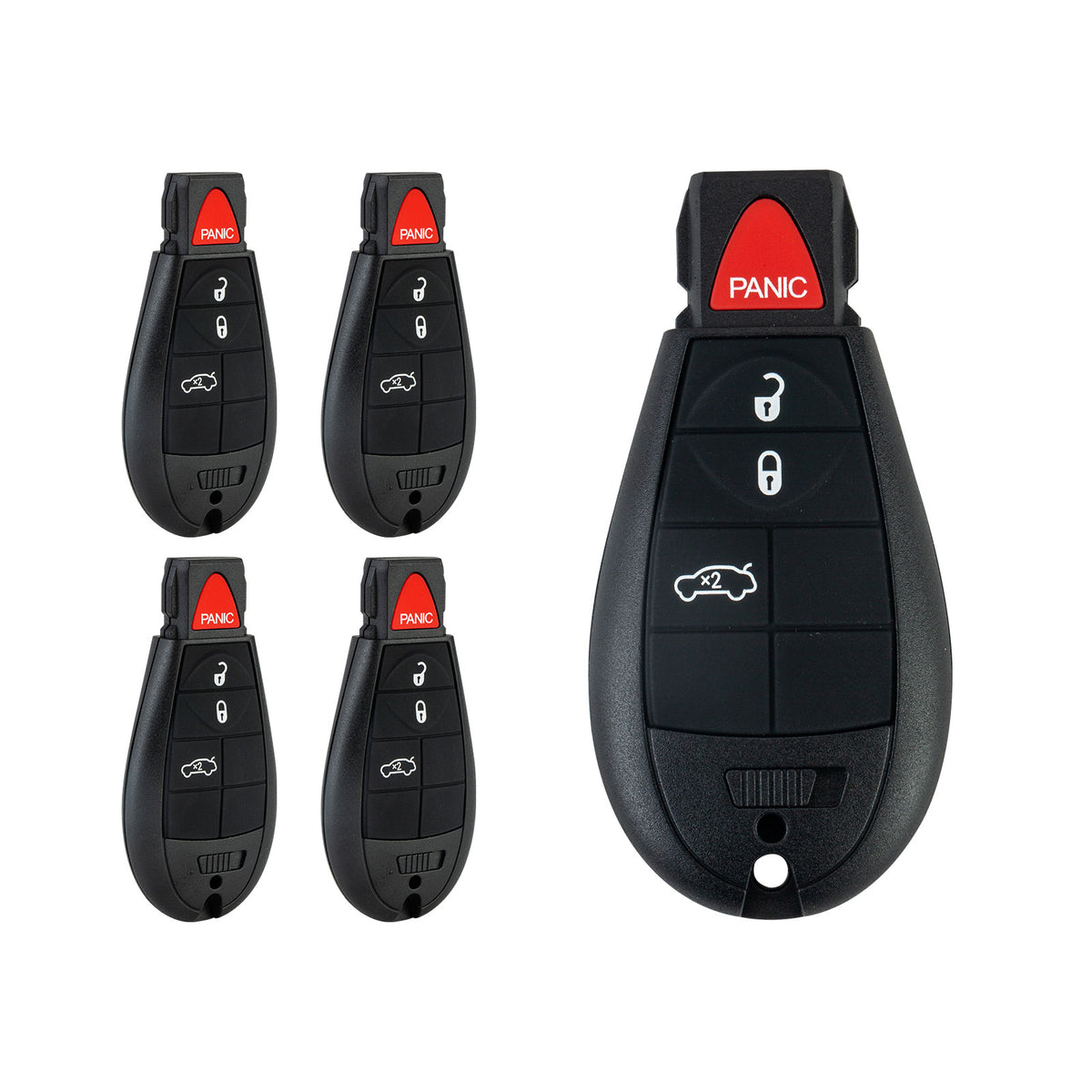 Replacement Car Key Fob for D0DGE Charger with FCC ID: IYZ-C01C or M3N5WY783X 433Mhz KR-D4RAV05
