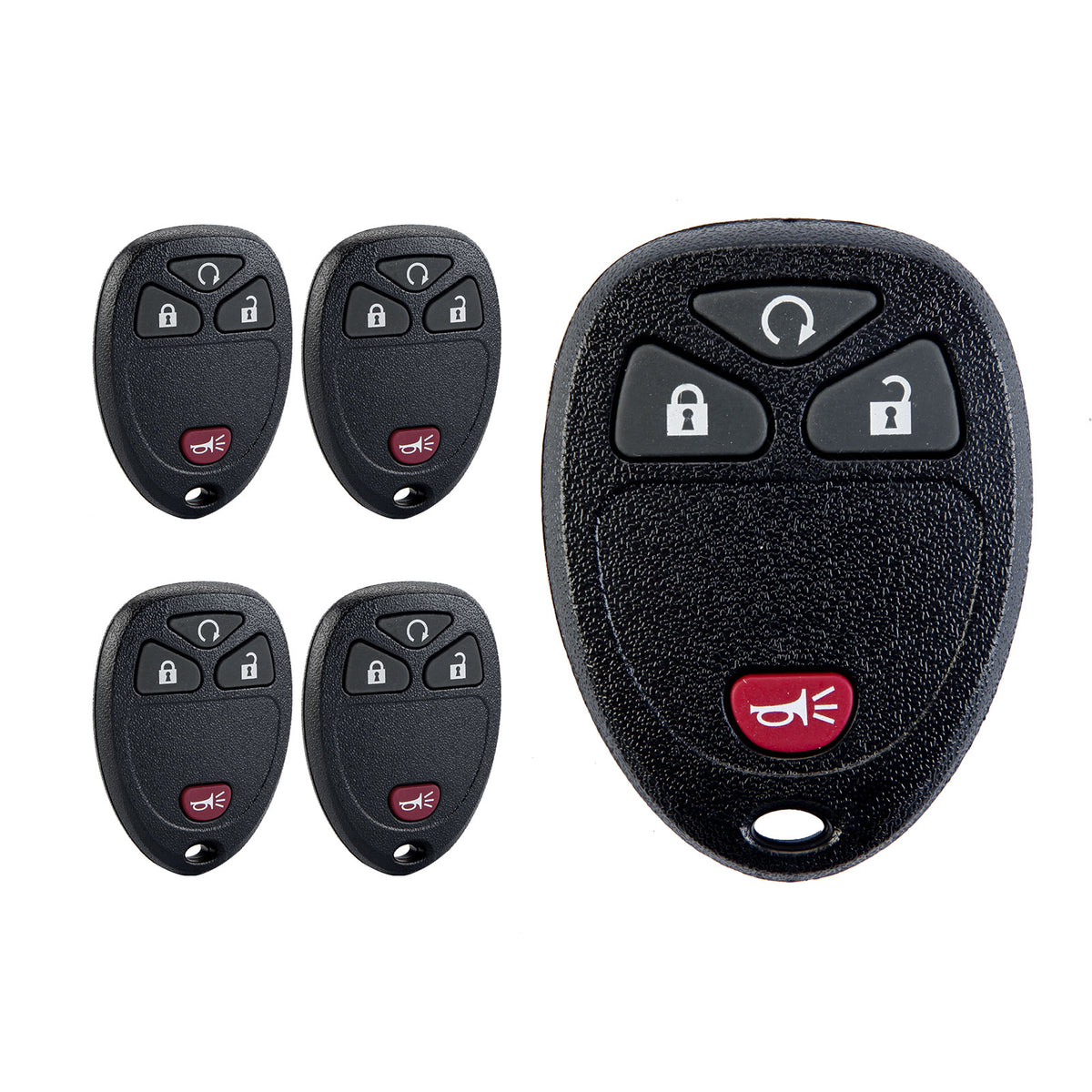 New Keyless Entry Replacement Car Key Fob for 2006/2007/2008/2009/2010/2011 HHR with FCC ID: KOBGT04A and Part No.15114374 C4RE(5)