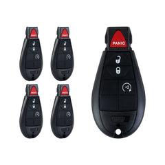 Brand New Car Key Fob Replacement for 2013/2014/2015/2016/2017 RAM 1500 with FCC ID: GQ4-53T D4RE(5)