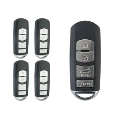 Replacement Car Key Fob for2016/2017/2018/2019 Mazda CX-5 CX-9 with FCC ID: WAZSKE13D01 315MHZ KR-M4RCV05