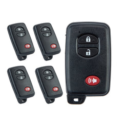 Smart Remote Replacement for Toyota 4Runner Prius C V Venza with New Emergency Key Blade FCC ID:HYQ14ACX/271451-5290 T3RE(5)