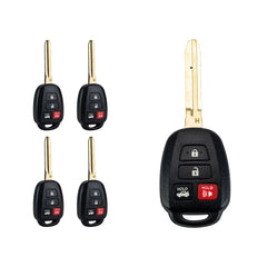 New Replacement Car Key Fob for 2014/2015/2016/2017 Camry ONLY with FCC ID: HYQ12BEL H CHIP T4SC(5)