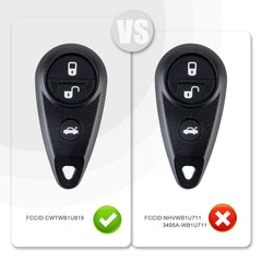 Car Key Fob Replacement for S-baru Forester Outback Legacy Impreza WRX with FCC ID: CWTWB1U819 433MHZ KR-G4RDV05