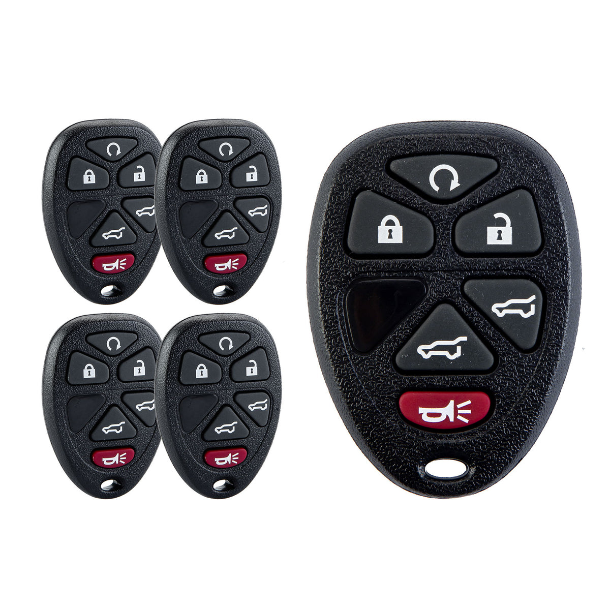 New Keyless Entry Replacement Car Key Fob for Tahoe Suburban Yukon etc. with FCC ID: OUC60270 C6RA(5)