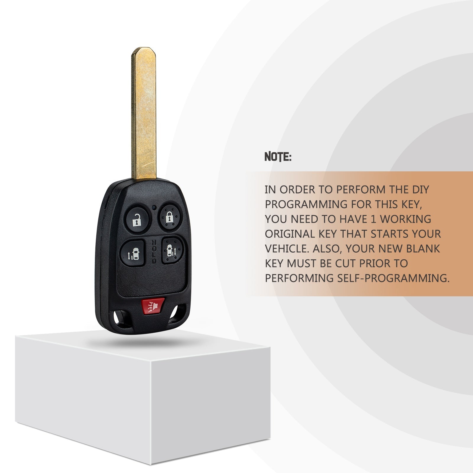 New Keyless Entry Replacement Car Key Fob for 2011/2012/2013/2014 Honda Odyssey with FCC ID: N5F-A04TAA H5SA(5)