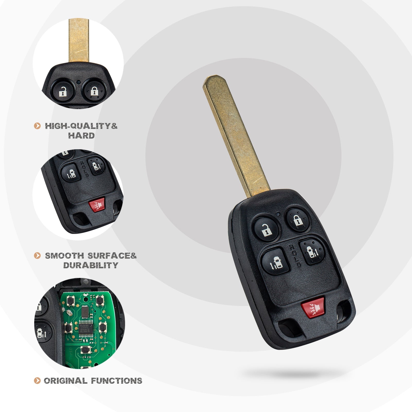 New Keyless Entry Replacement Car Key Fob for 2011/2012/2013/2014 Honda Odyssey with FCC ID: N5F-A04TAA H5SA(5)