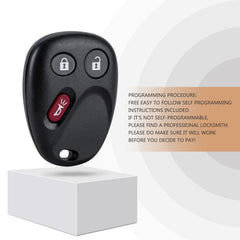 New Keyless Entry Replacement Car Key Fob for Tahoe Silverado Yukon Sierra with FCC ID: LHJ011 C3RB(5)