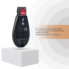 Replacement Car Key Fob for D0DGE JEEP with FCC ID: IYZ-C01C or M3N5WY783X 433MHZ KR-D4RB