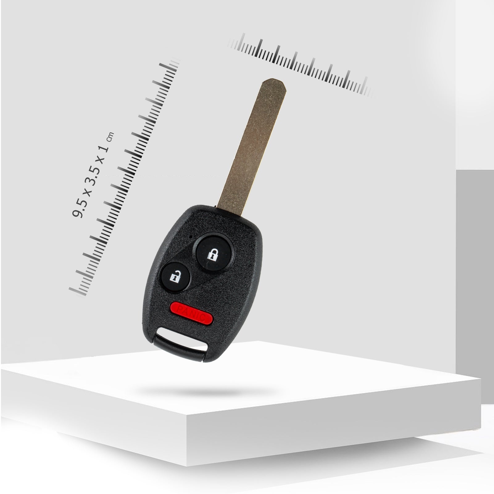 New Keyless Entry Replacement Car Key Fob for Accord / CR-V / CR-Z / Fit / Insight 2007 2008 2009 2010 2011 2012 2013 2014 2015 with FCC ID: MLBHLIK-1T H3SC(10)