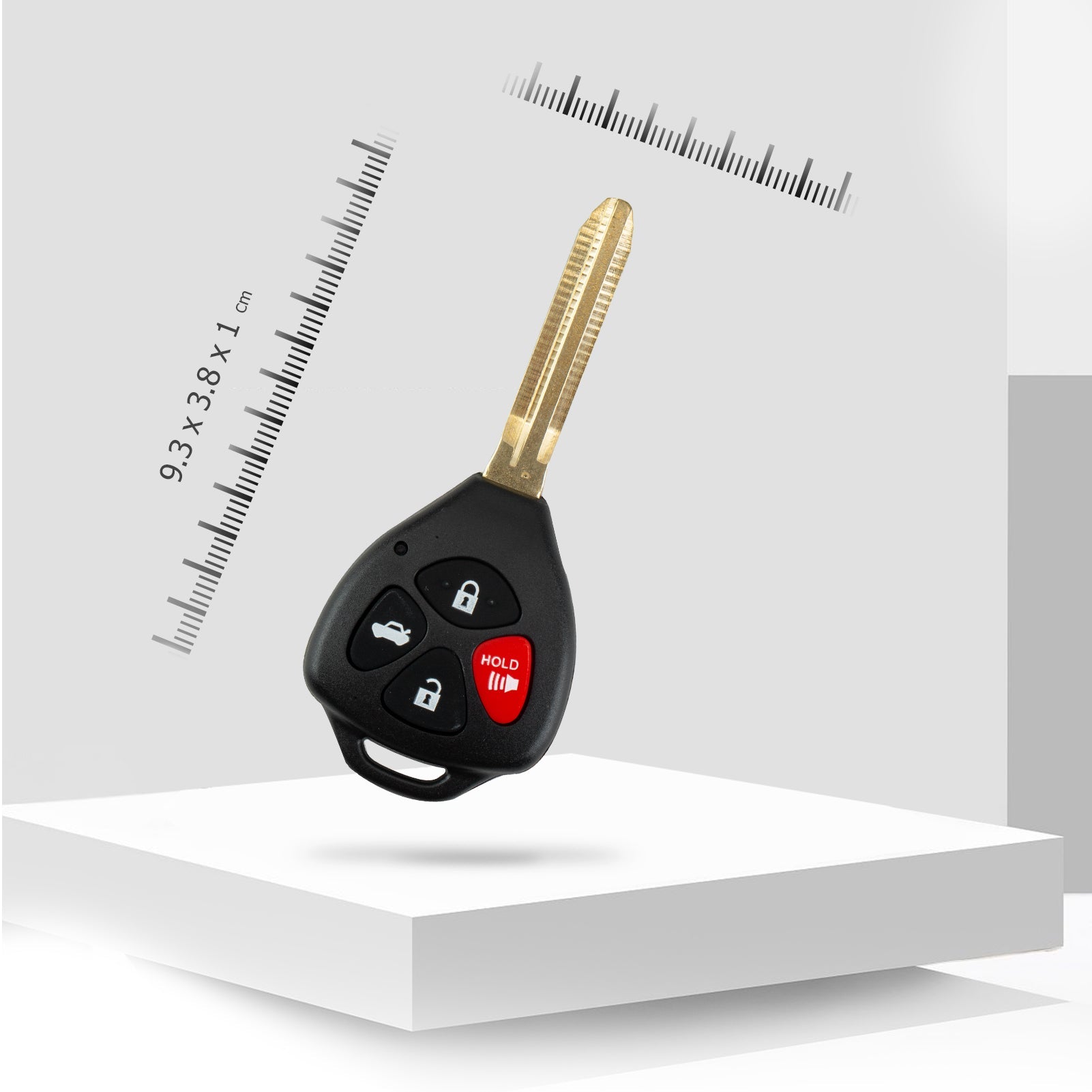 New Keyless Entry Replacement Car Key Fob for 2007/2008/2009/2010 Camry Part # HYQ12BBY/1511A-12BBY/89070-06232/89070-06231/89070-06232 T4SA(5)